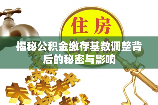 舟山揭秘公积金缴存基数调整背后的秘密与影响