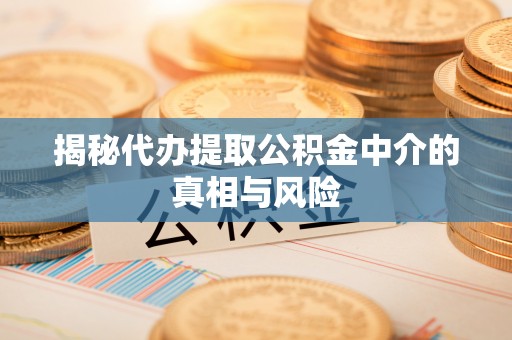 舟山揭秘代办提取公积金中介的真相与风险